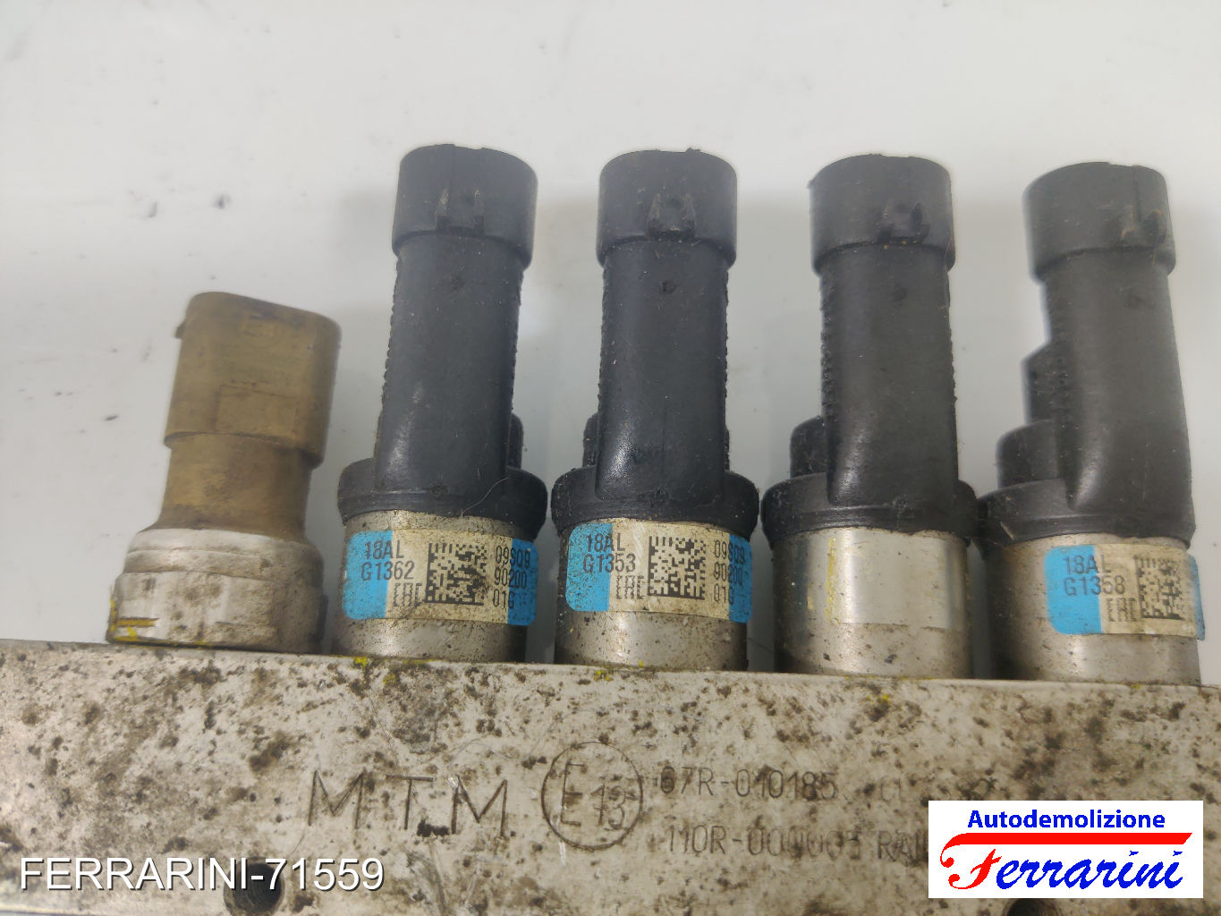 iniettori GPL BRC MTM OPEL MERIVA A X03 1.4 16V TWINPORT 2004-2010 09SQ99020011G 7