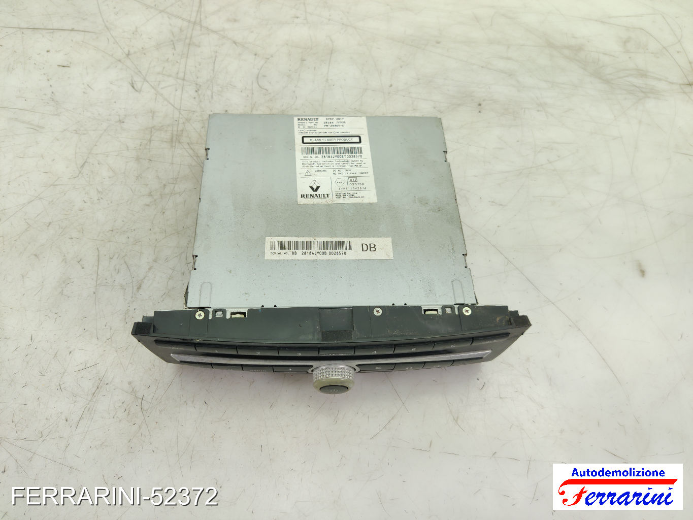Stereo Radio RENAULT KOLEOS 1 HY 2008-2023