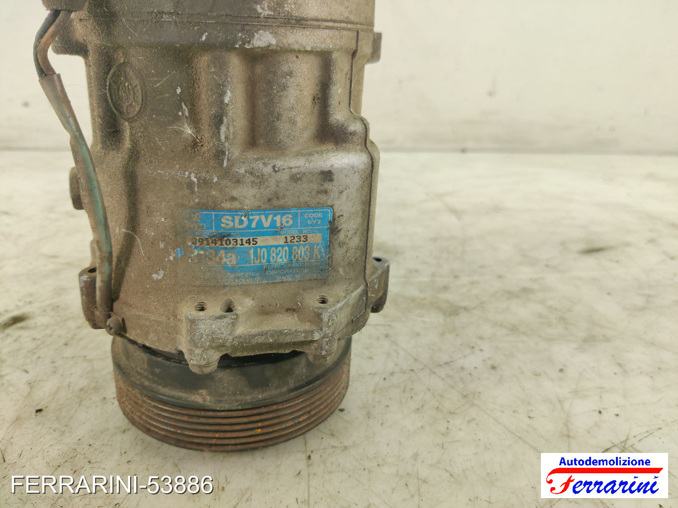 Compressore Clima SEAT IBIZA 2 6K1 1.4I 1993-2002 SD7V161233, 1080, 1080E