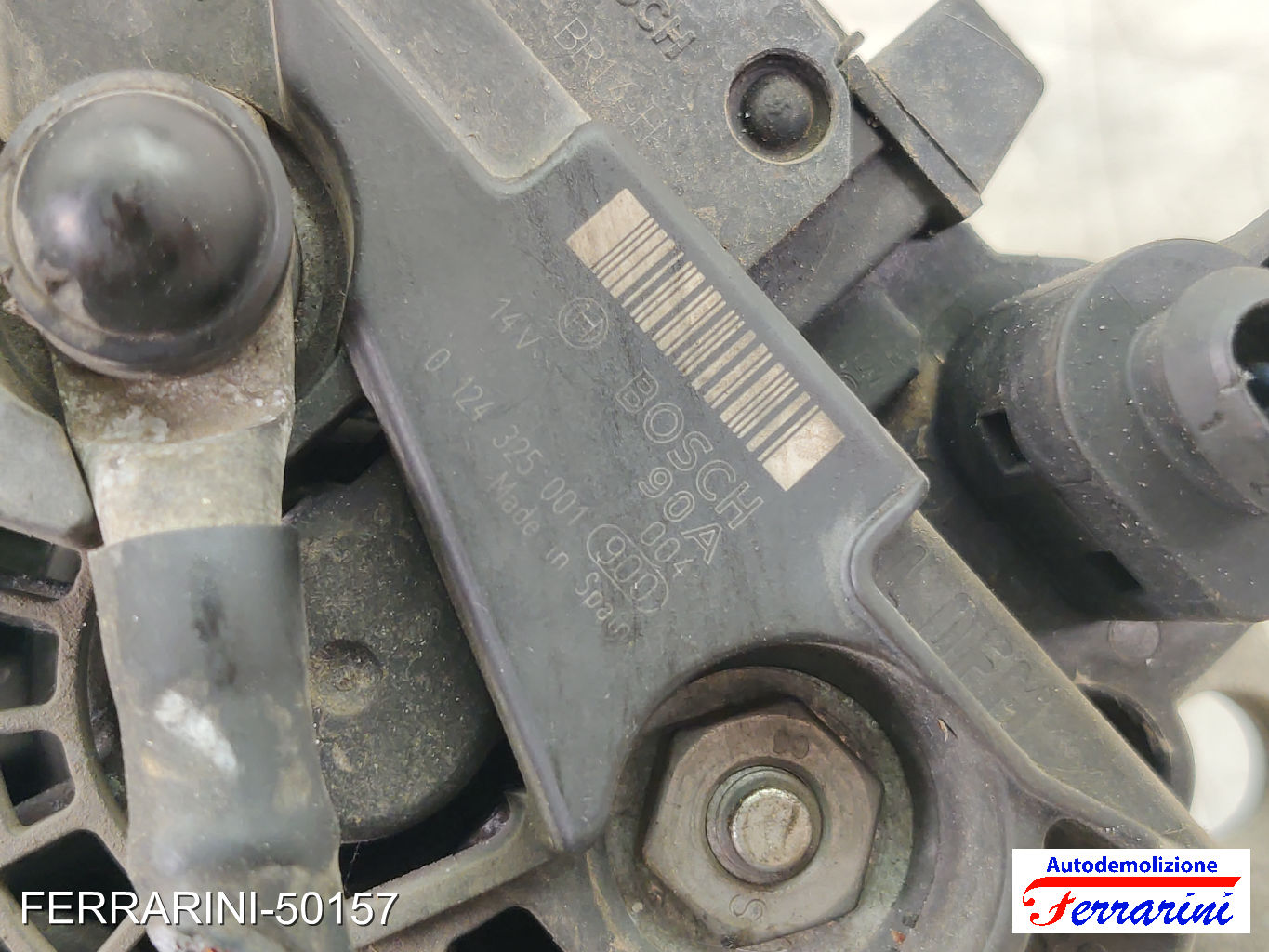 Alternatore VW LUPO 60, 6X1 1.0 1998-2005 0124325001, LOPA0009, LOPA0040