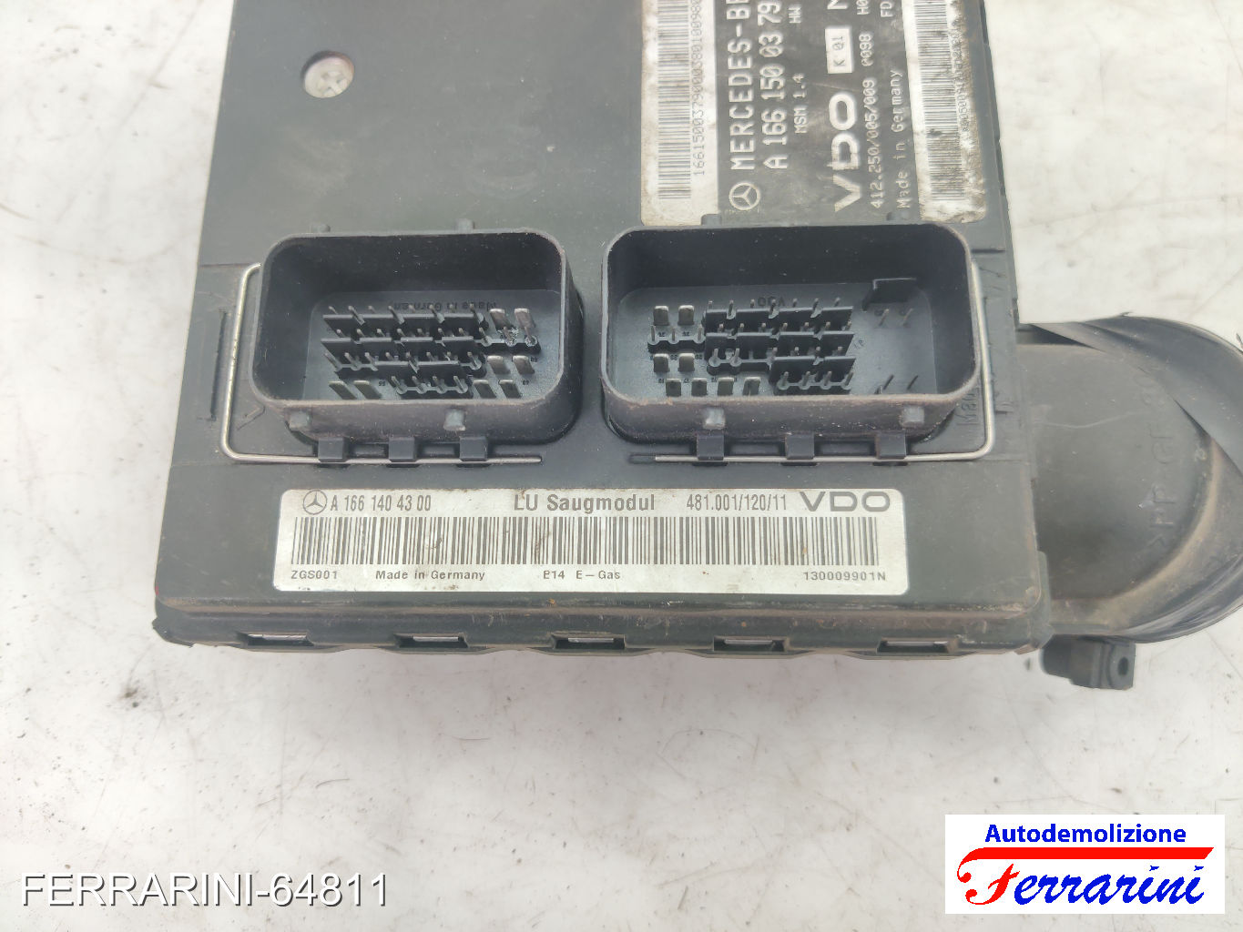 Centralina Motore MERCEDES CLASSE A W168 A 160 1997-2004 A1661500379