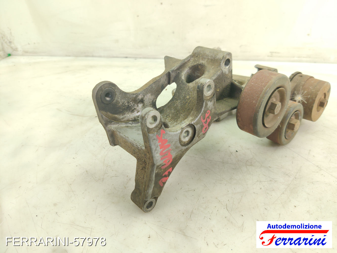 supporto pulegge tendicinghia alternatore HYUNDAI SANTA FE 2 CM 2.0 CRDI 4X4 7