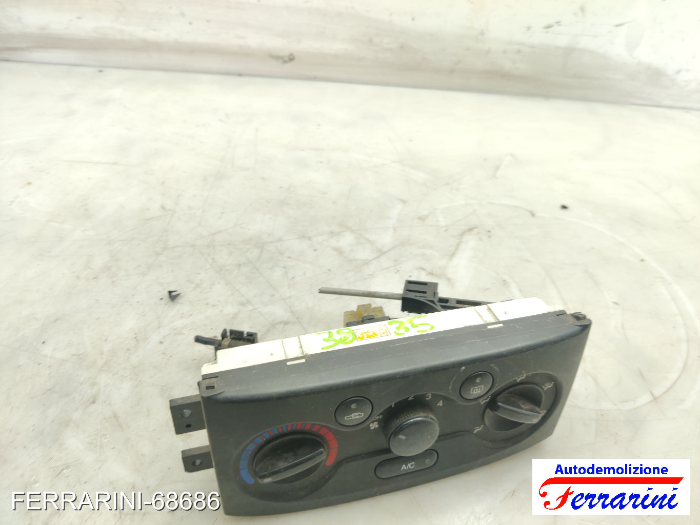 Tastiera Clima DAEWOO KALOS KLAS 2003-2005 anteriore, frontale 96539550 9