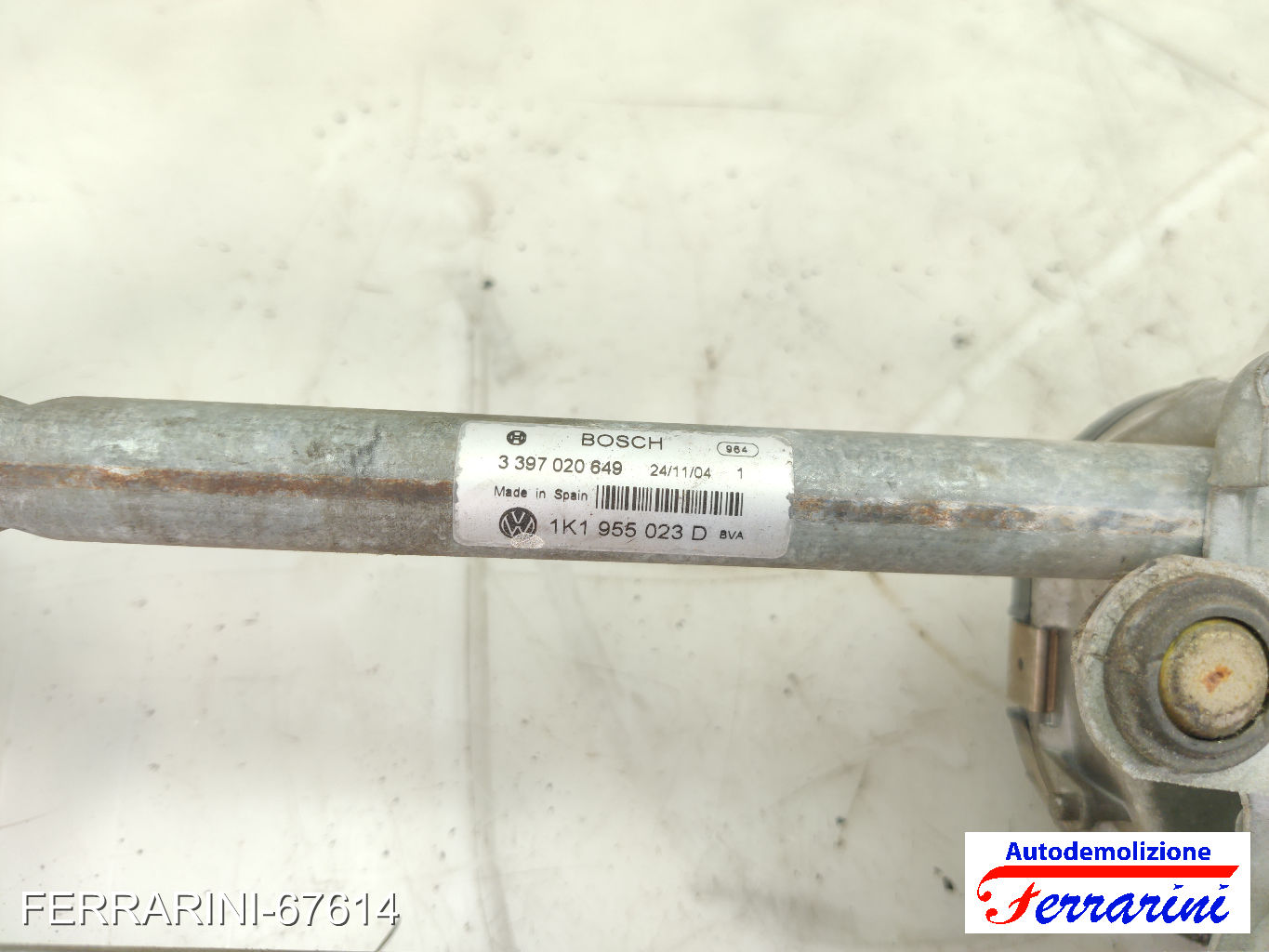 Spazzacqua Motorino Tergicristallo VW GOLF 5 1K1 2003-2008 anteriore, frontale