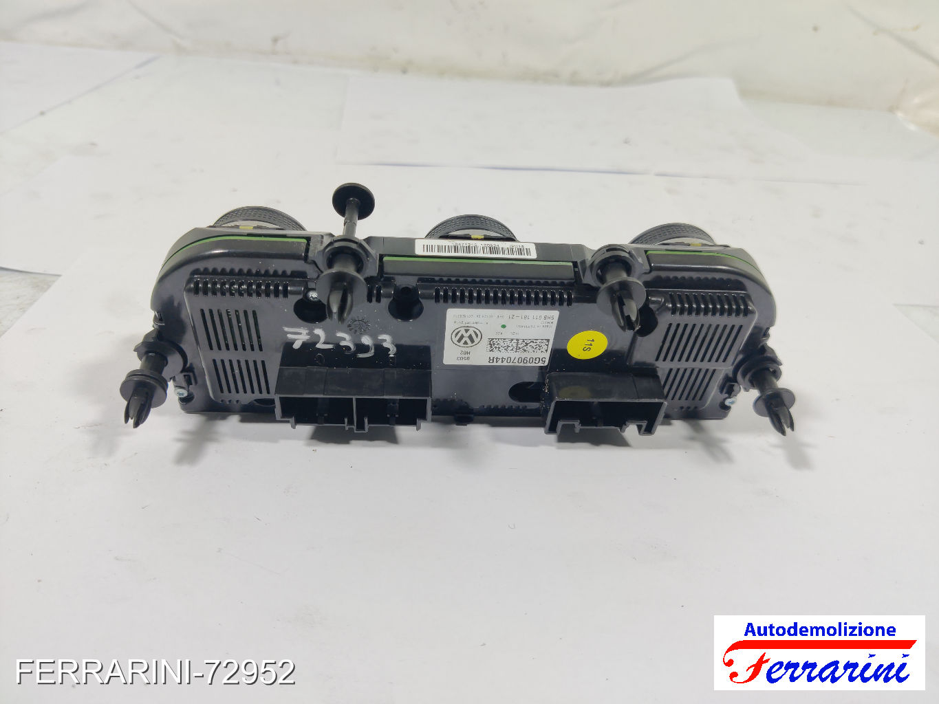 bizona automatico Tastiera Clima VW GOLF 7 5G1, BE1, BE2, BQ1 2012-2020 9