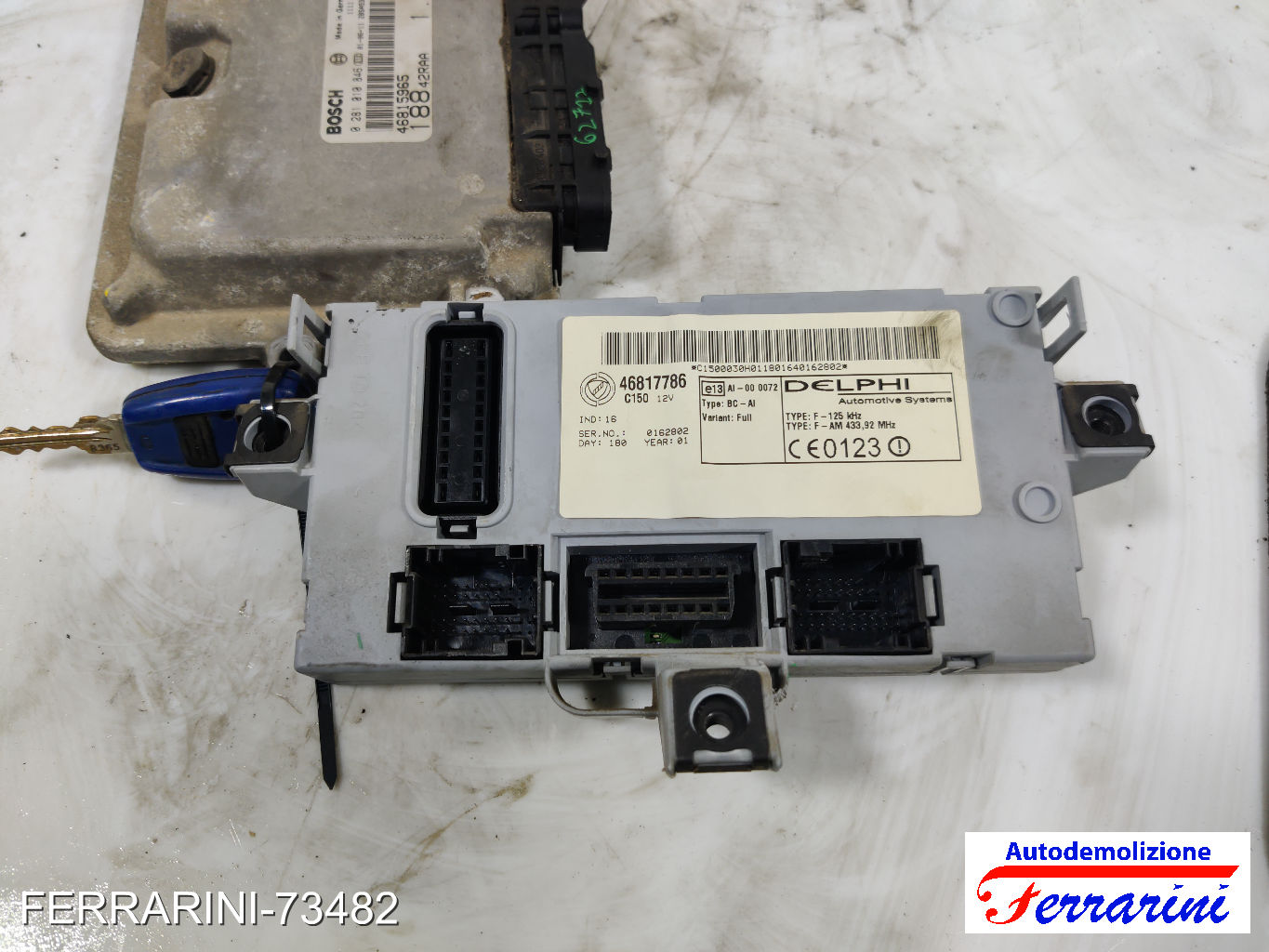 Kit Accensione FIAT PUNTO 188 1.9 JTD 2001-2012 0281010846