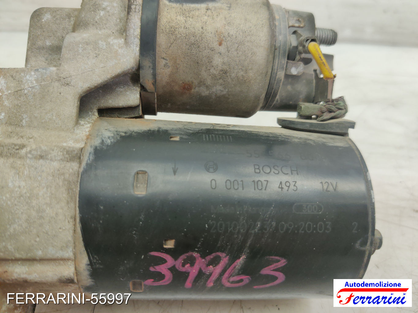 Motorino Avviamento OPEL CORSA D S07 1.2 LPG 2006-2014 20100223, 0001107493 13