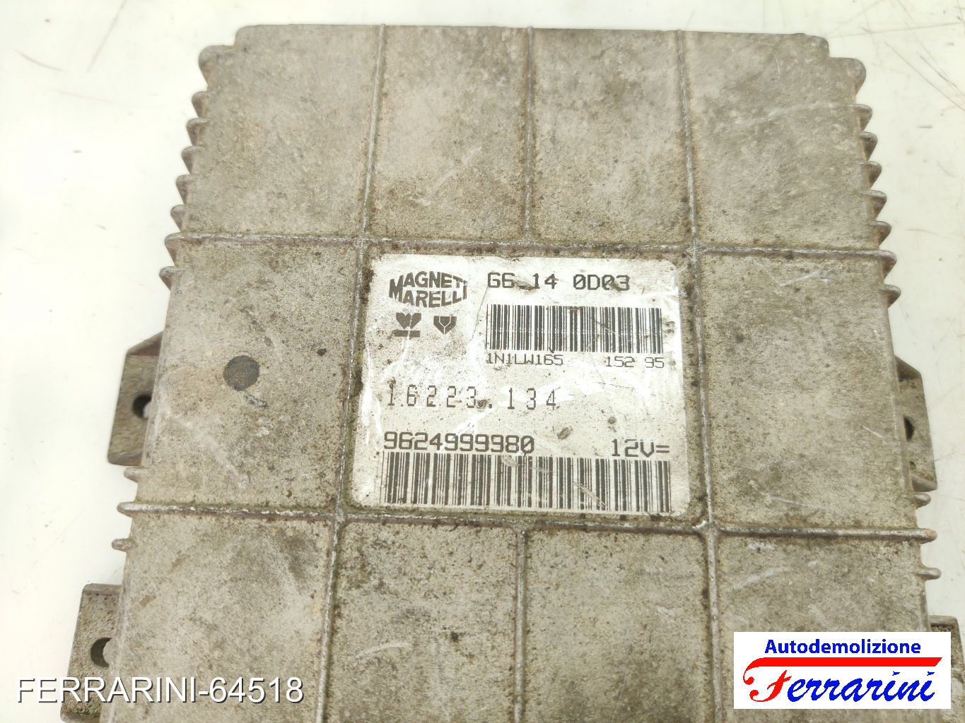 Centralina Motore CITROEN ZX N2 1.4 1991-1997 9624999980, 16223134, INILW165
