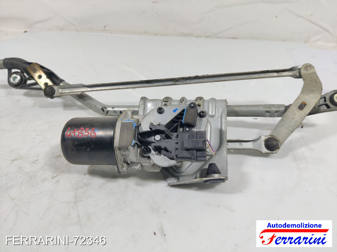 Spazzacqua Motorino Tergicristallo RENAULT SCENIC 2 JM0/1 2005-2008 anteriore 8