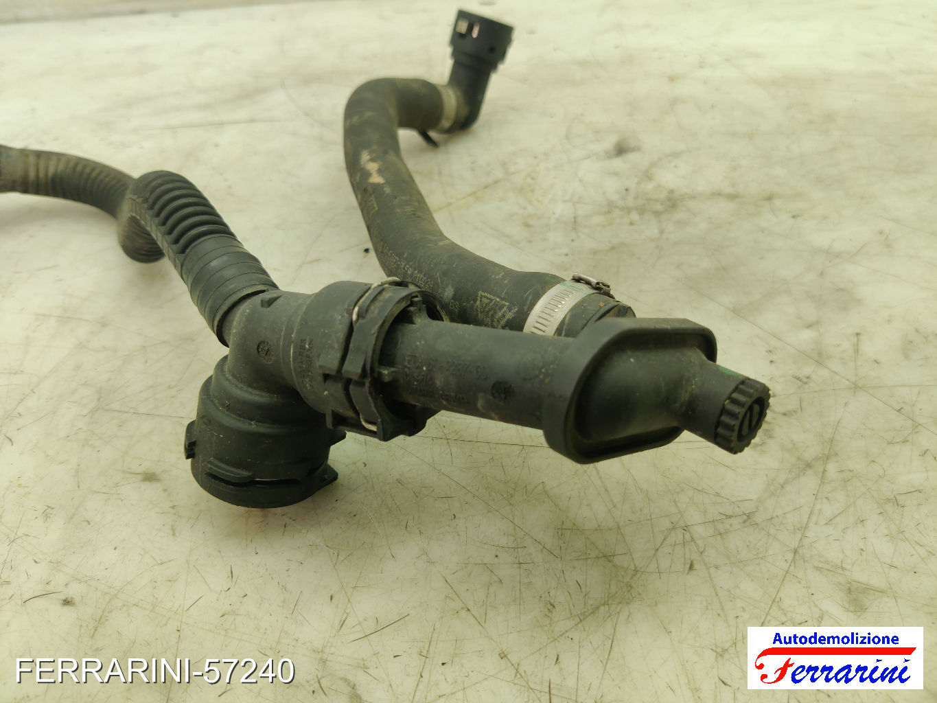 tubo acqua raffreddamento EGR FIAT BRAVO 2 198 1.6 D MULTIJET 2007-2014 55209653 7