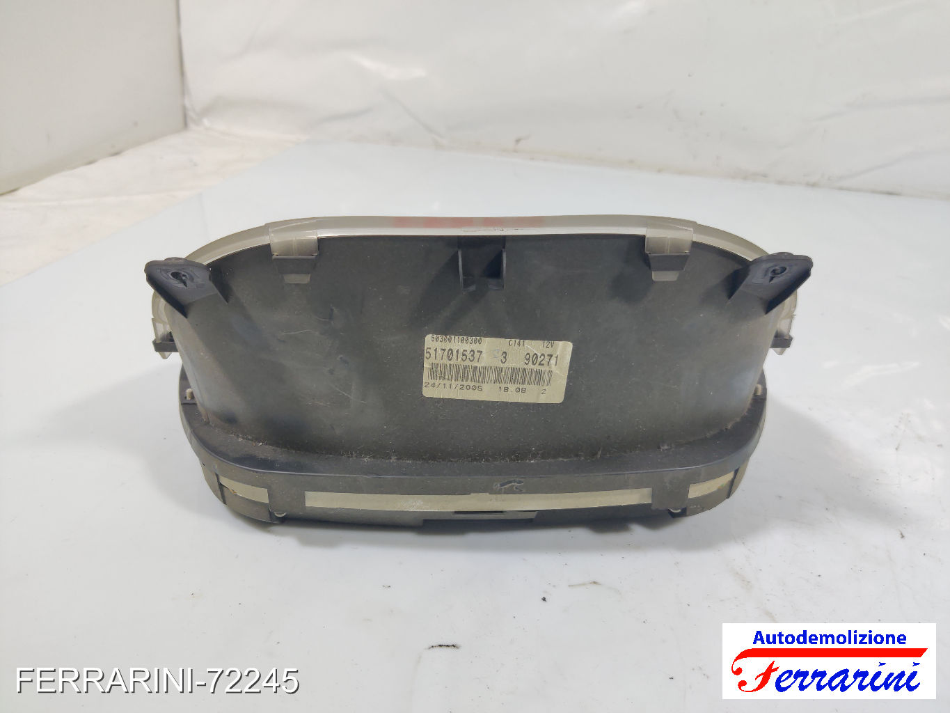 Quadro Contachilometri FIAT GRANDE PUNTO 199 1.3 D MULTIJET 2005-2013 51701537 8