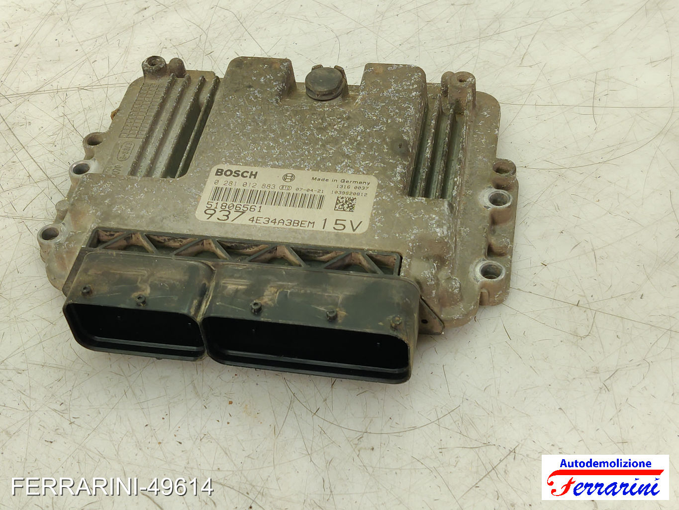 Centralina Motore ALFA ROMEO GT 937 1.9 JTD 2003-2010 0281012883, 55195481
