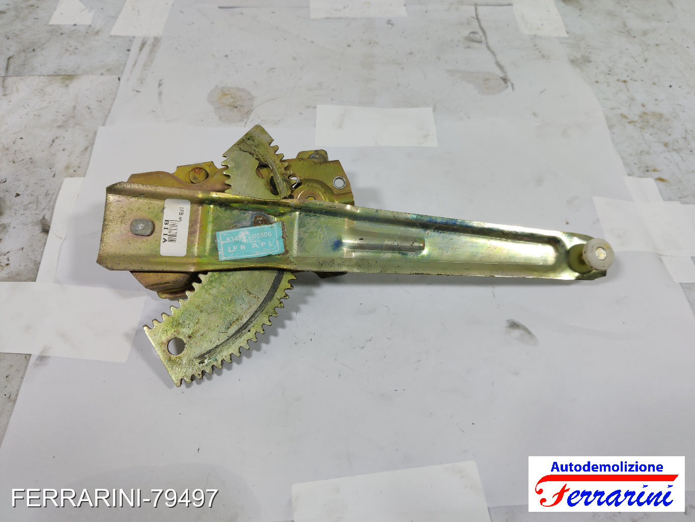 Alzavetro HYUNDAI ATOS MX 2003-2008 sinistro, sx, posteriore, post 8340102000 3