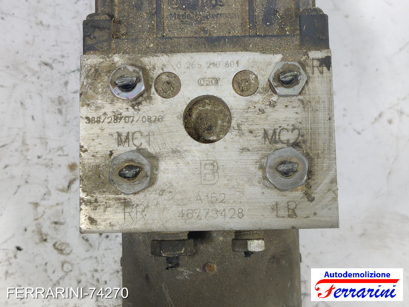 Centralina Pompa Abs ALFA ROMEO 156 932 1.9 JTD 2001-2005 46773428, 0273004535