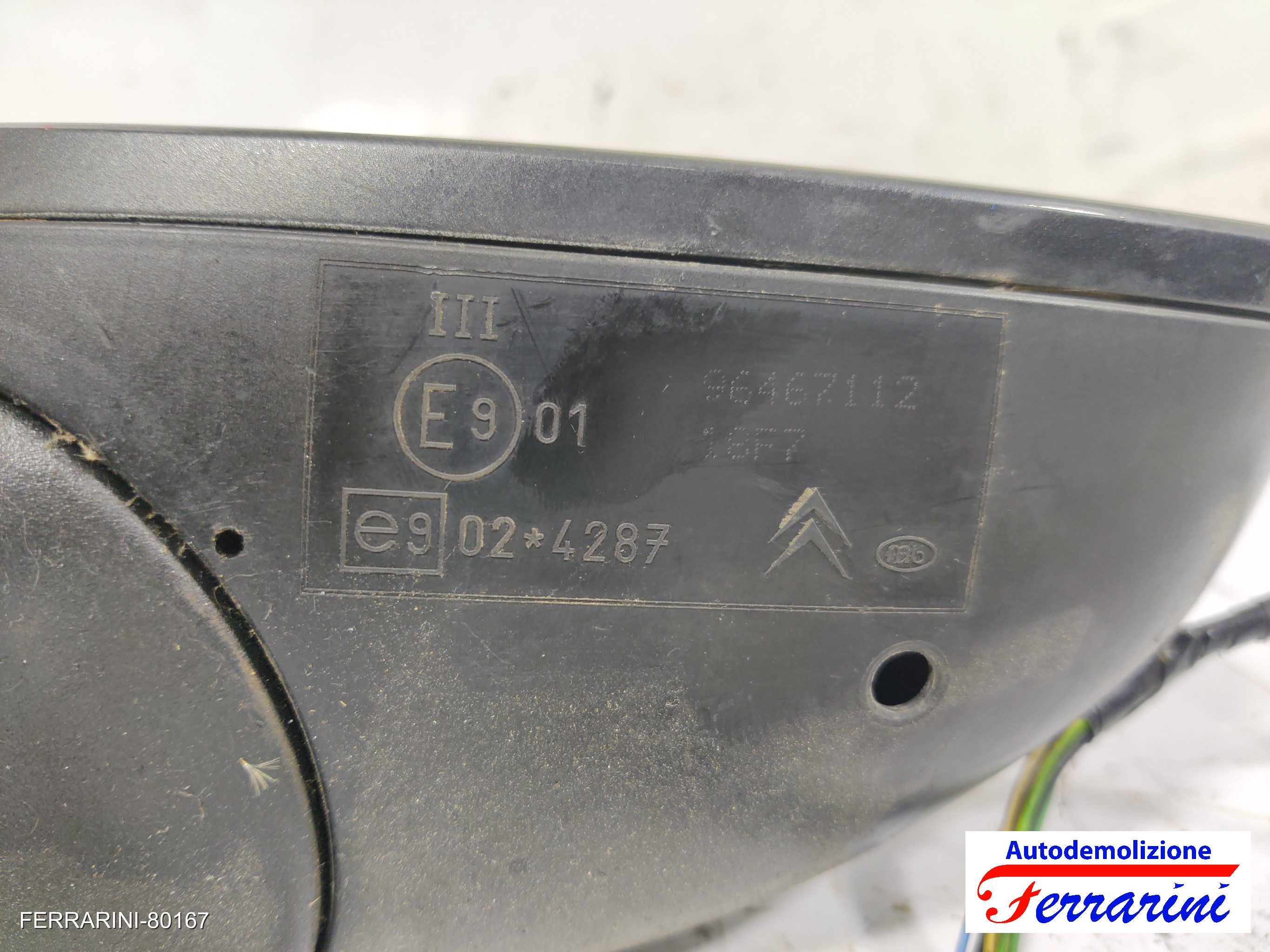 Specchietto Laterale CITROEN C4 LC 2004-2011 destro, dx