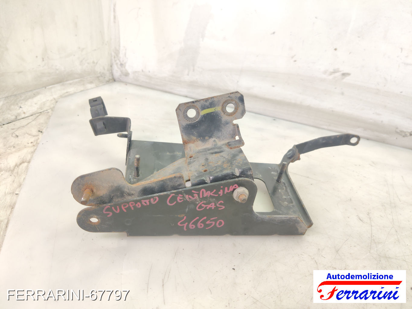 staffa supporto centralina ALFA ROMEO MITO 955 1.4 BI-FUEL 2009-2016 51829029 7