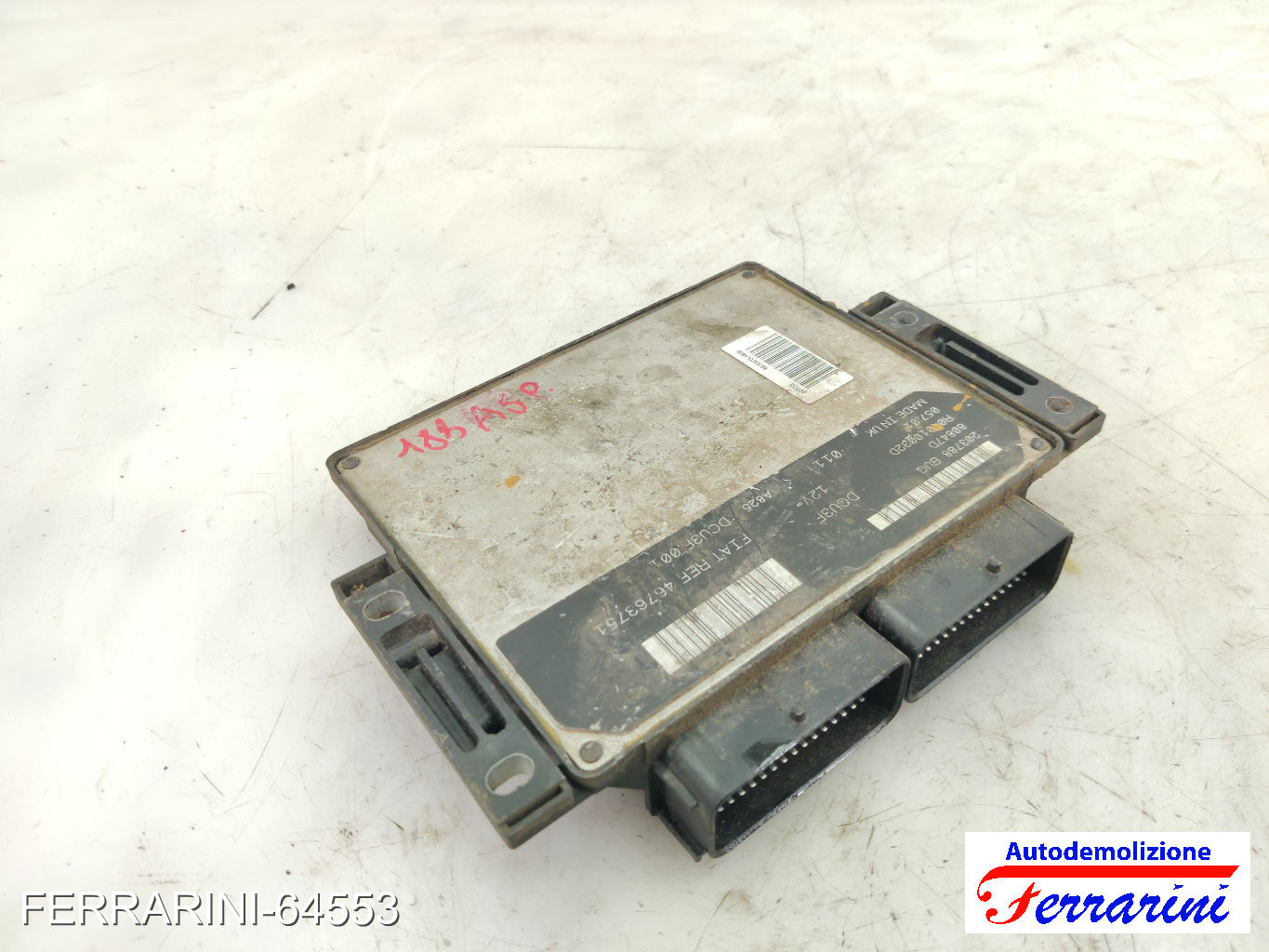 Centralina Motore FIAT PUNTO 188 1.9 DS 60 1999-2012 46763751, F46763751