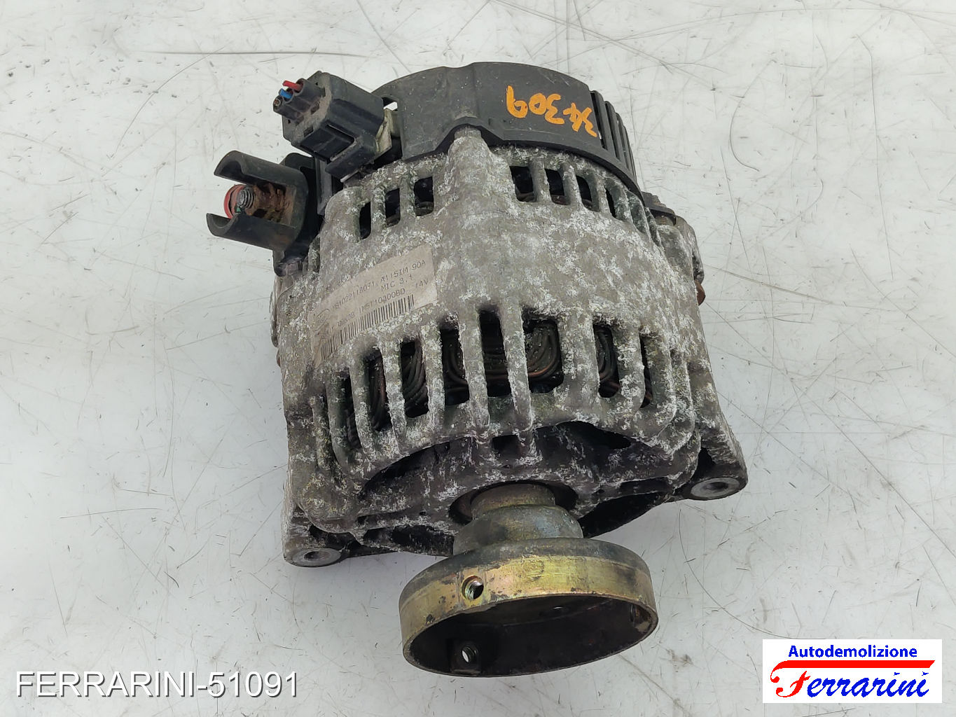 Alternatore FORD FOCUS SW DNW 1.8 TDCI 2002-2004 MS1022118071, A115IM