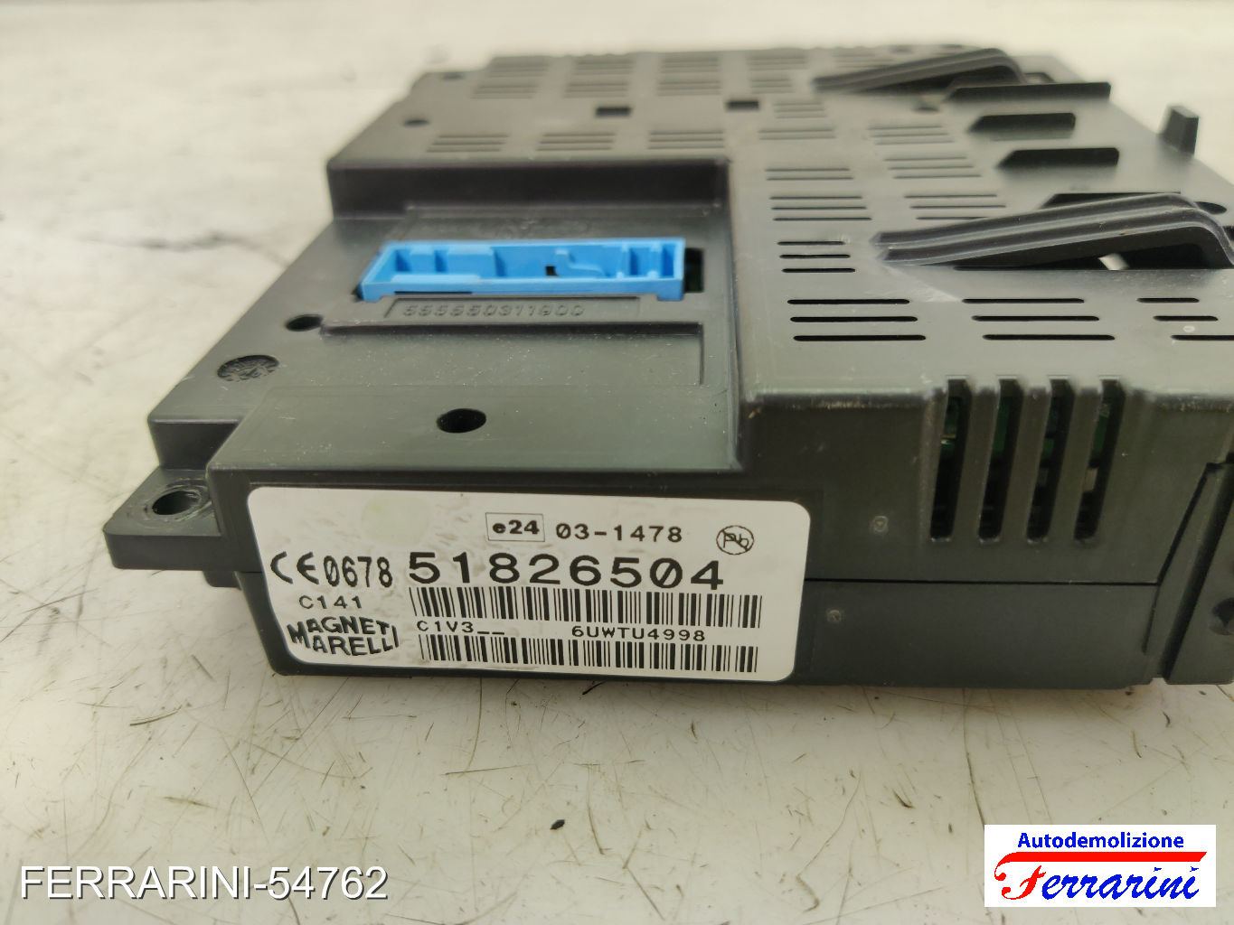 Body Computer LANCIA YPSILON 843 1.3 D MULTIJET 2006-2011 851826504, 6UWTU4998