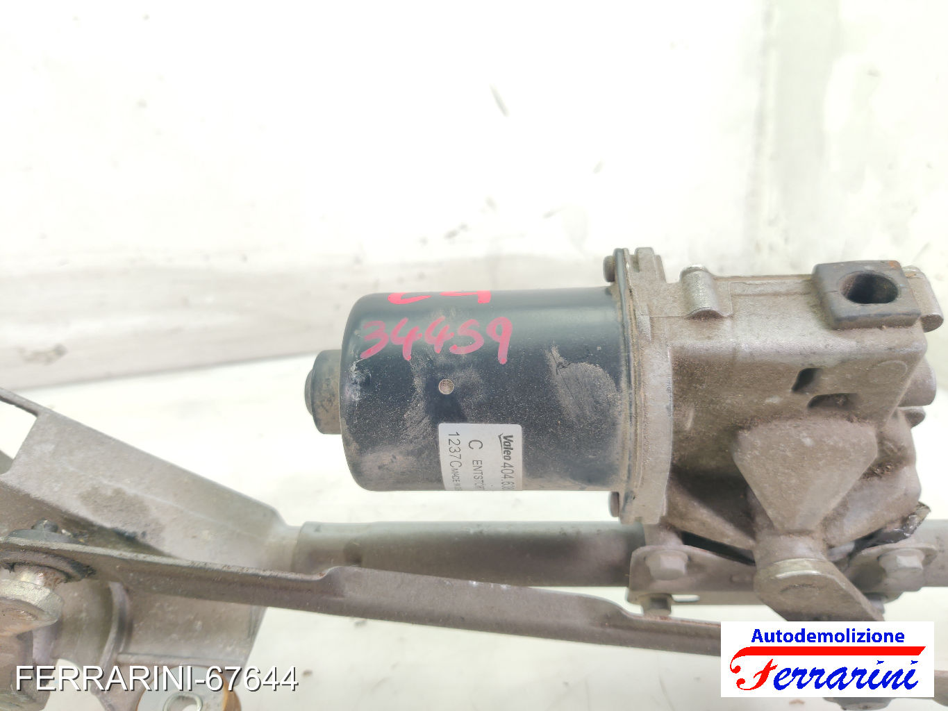 Spazzacqua Motorino Tergicristallo CITROEN C4 LC 2004-2011 anteriore, frontale 11