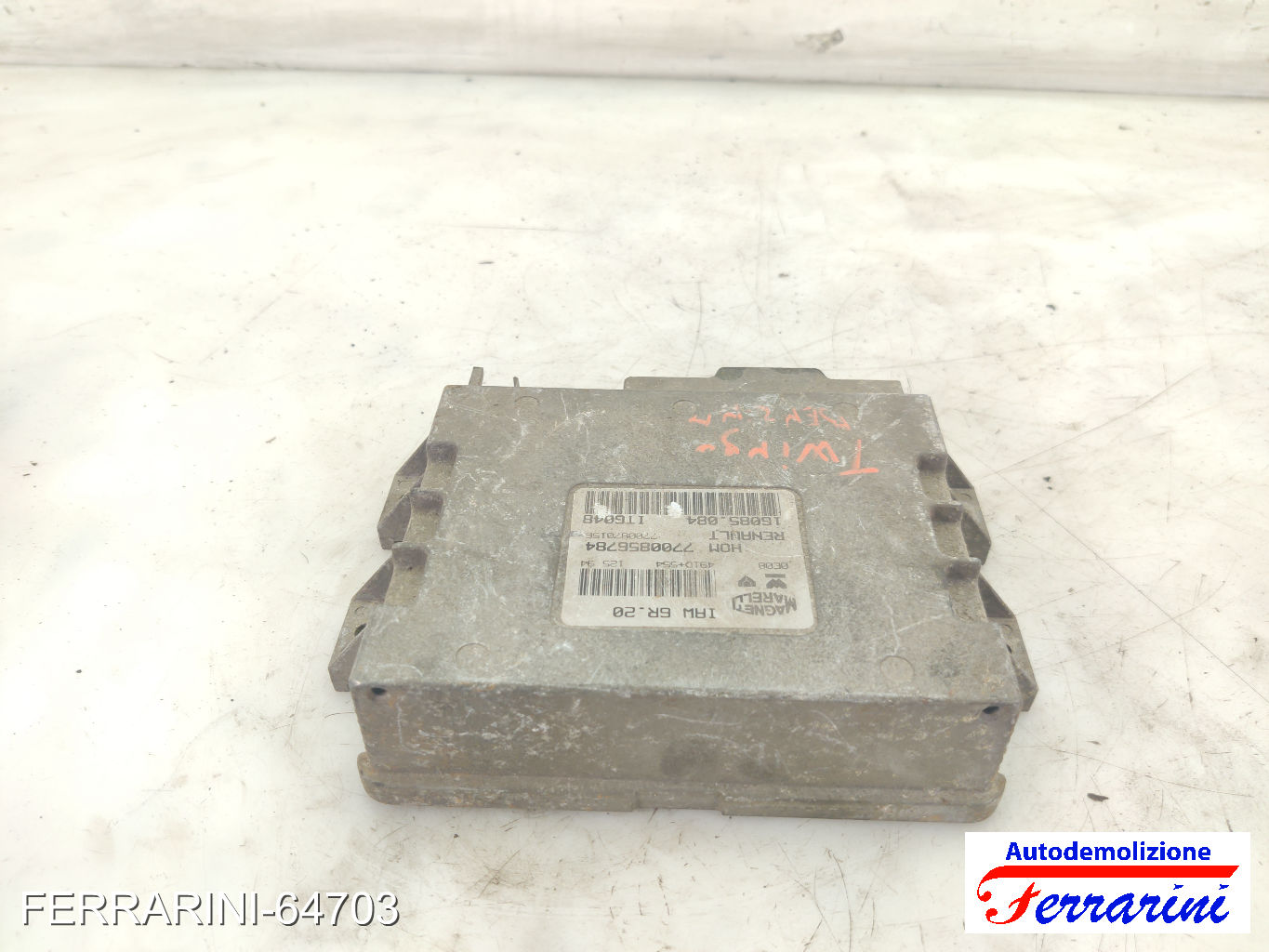 Centralina Motore RENAULT TWINGO 1 C06 1.2 1993-1996 7700870156, 7700856784