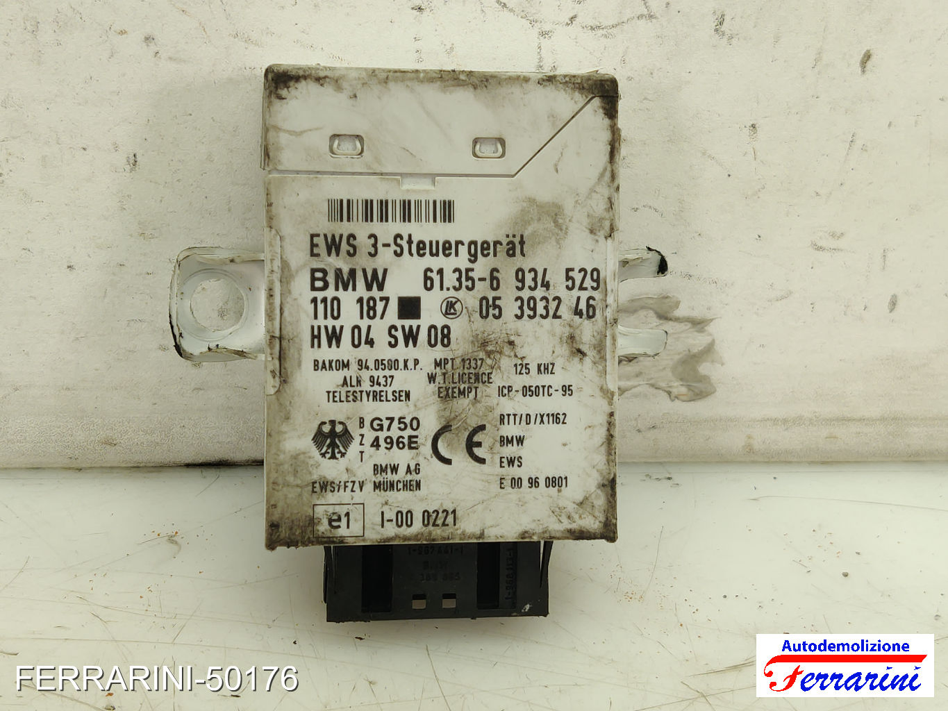MINI - R50, R53 COOPER 2001-2006 61356934529, 05393246 8