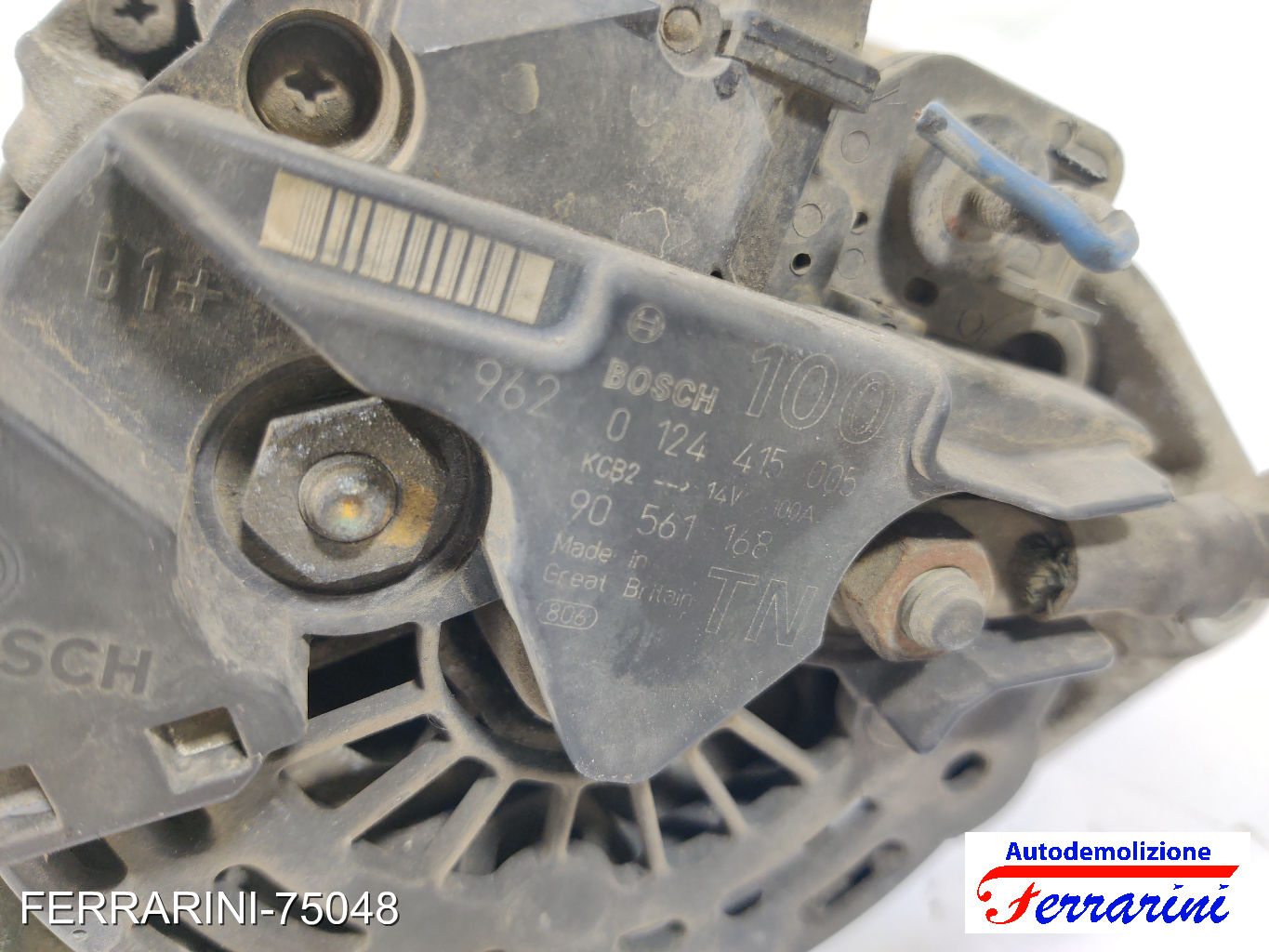 Alternatore OPEL ZAFIRA A T98 2.0 DTI 16V 2000-2005 90561168, 93174497, 9117934