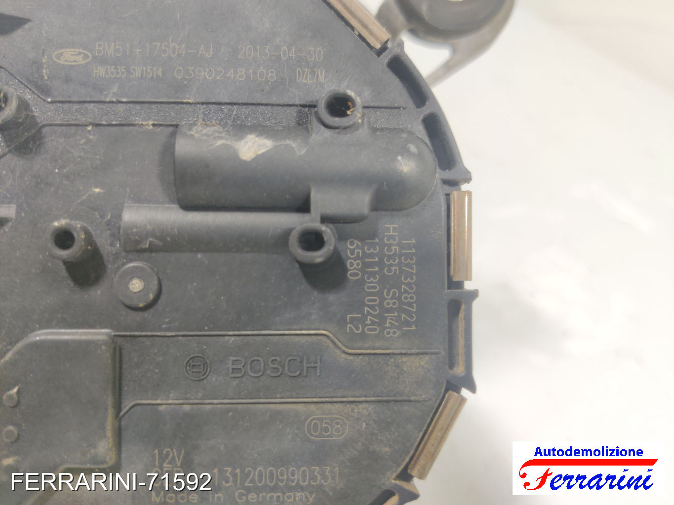 Spazzacqua Motorino Tergicristallo FORD FOCUS 3 TURNIER 2010-2023 anteriore 7