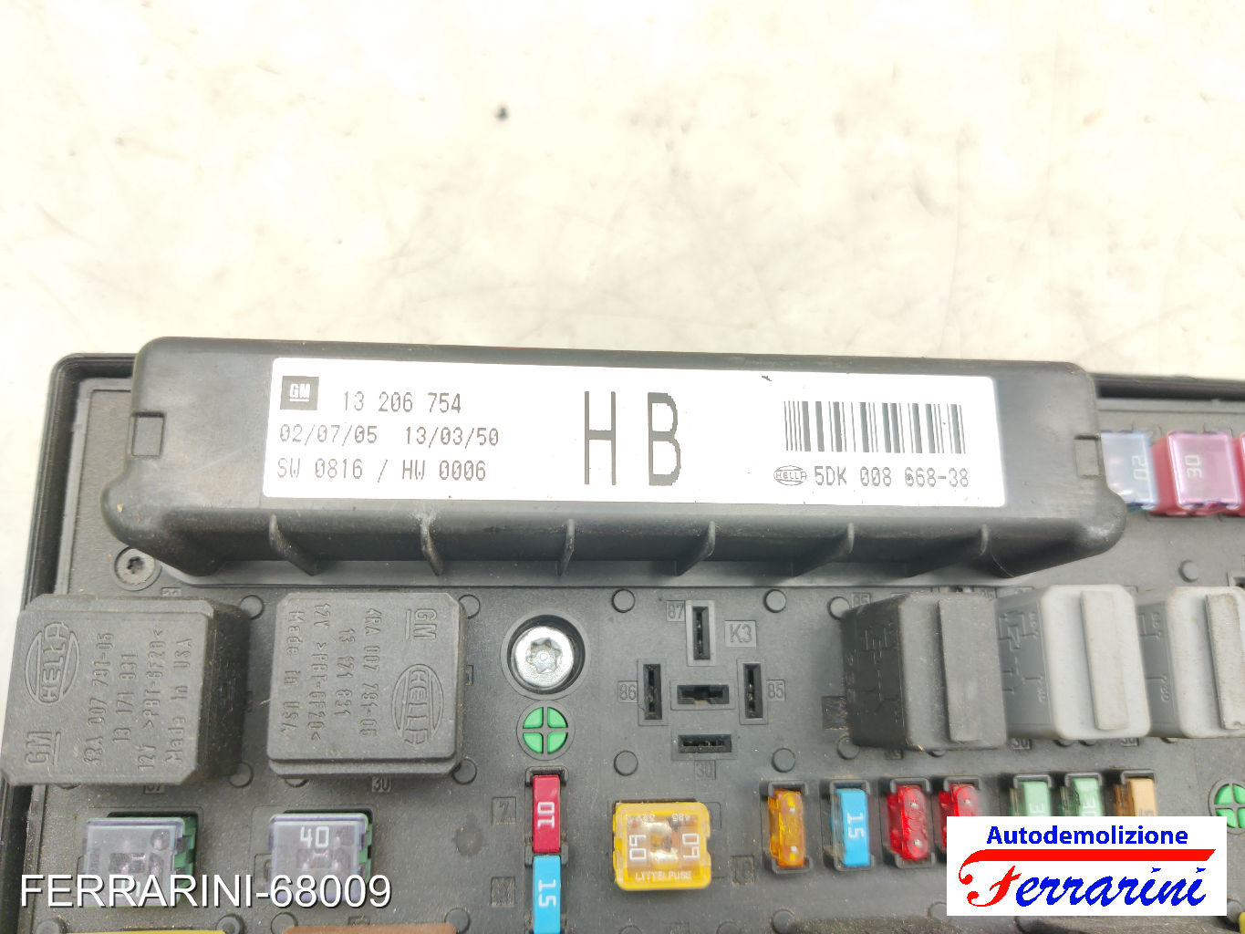 Kit Accensione OPEL ASTRA H A04 1.7 CDTI 2004-2010 0281011943, 55556829 11