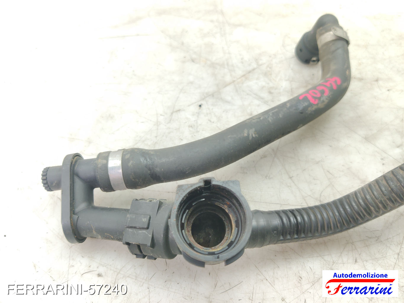 tubo acqua raffreddamento EGR FIAT BRAVO 2 198 1.6 D MULTIJET 2007-2014 55209653 6