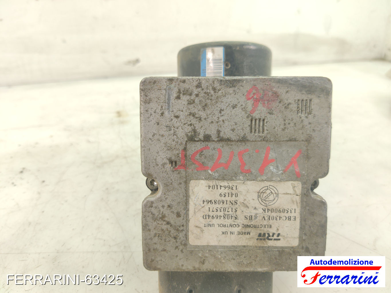 Centralina Pompa Abs LANCIA YPSILON 843 1.3 JTD 2003-2011 51703571, 54084694D 9
