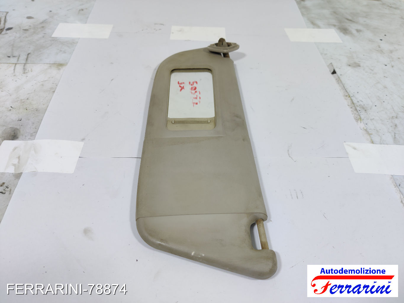 Aletta Parasole OPEL CORSA B S93 1996-2000 sinistro, sx 7