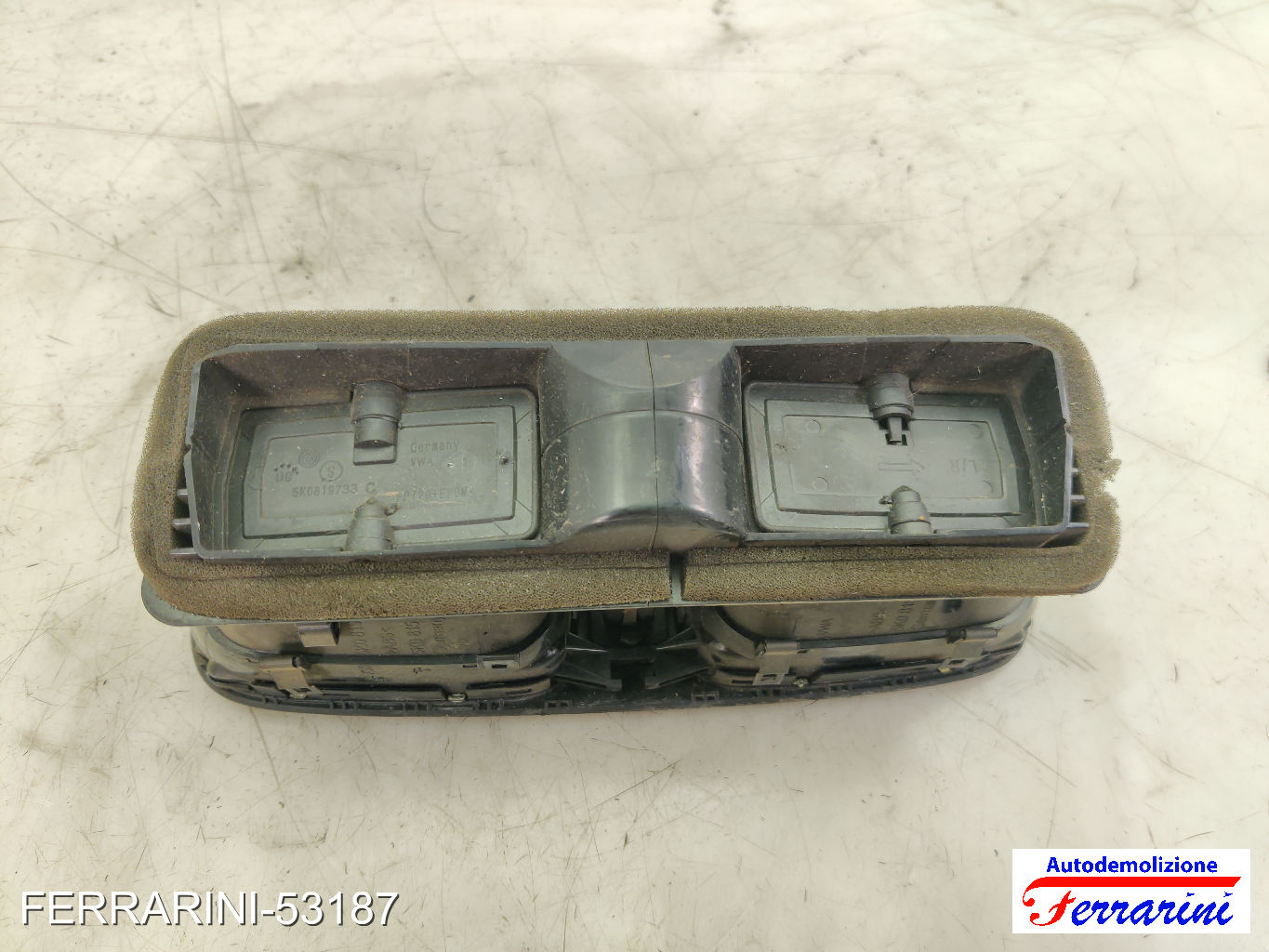 Bocchetta Areazione VW GOLF 6 5K1 2008-2013 anteriore, frontale centrale, ant 8