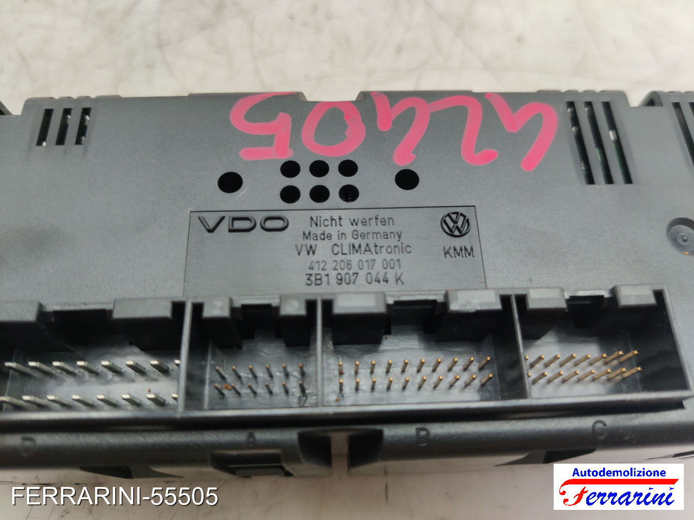 Climatronic Tastiera Clima VW PASSAT VARIANT 3B6 2000-2005 anteriore, frontale