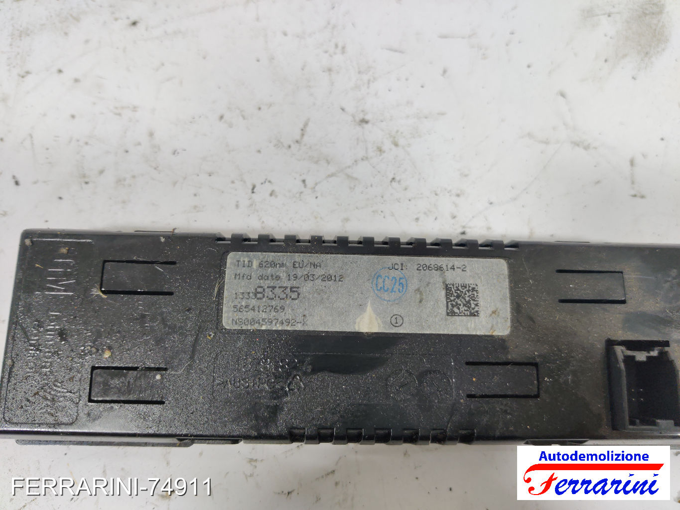 Display Cruscotto OPEL MERIVA B S10 2011-2017 13338335, 565412769, N900459749