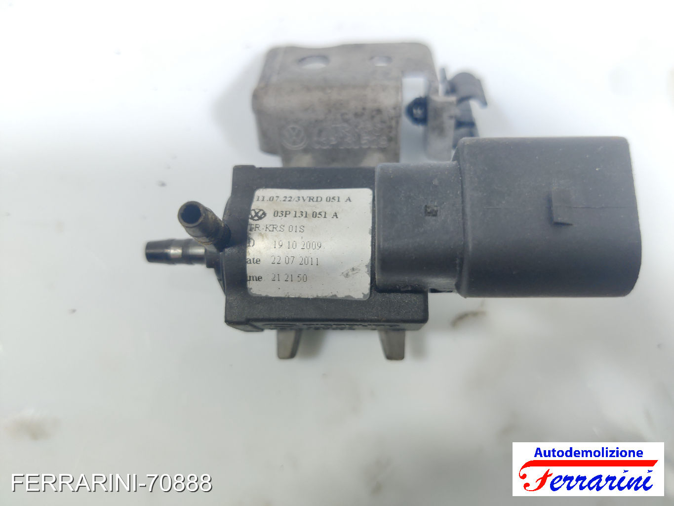 Elettrovalvola turbina Pierburg VW POLO 6C1, 6R1 1.2 TDI 2009-2023 03P131051A