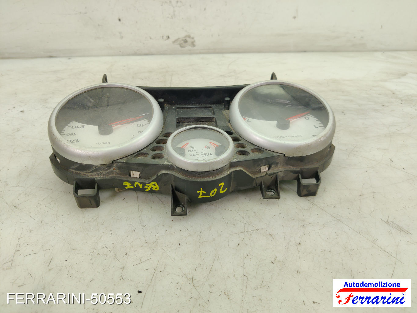 Quadro Contachilometri PEUGEOT 207 WA, WC 1.4 2007-2008 A2C53065547 6
