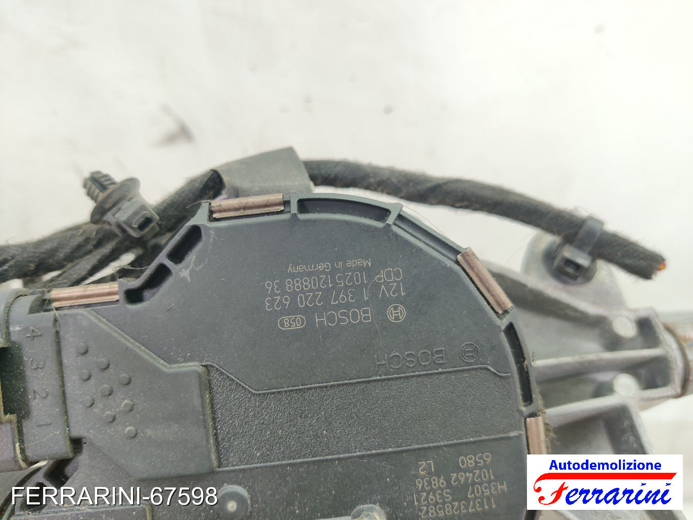 Spazzacqua Motorino Tergicristallo OPEL ASTRA J P10 2009-2015 anteriore 10