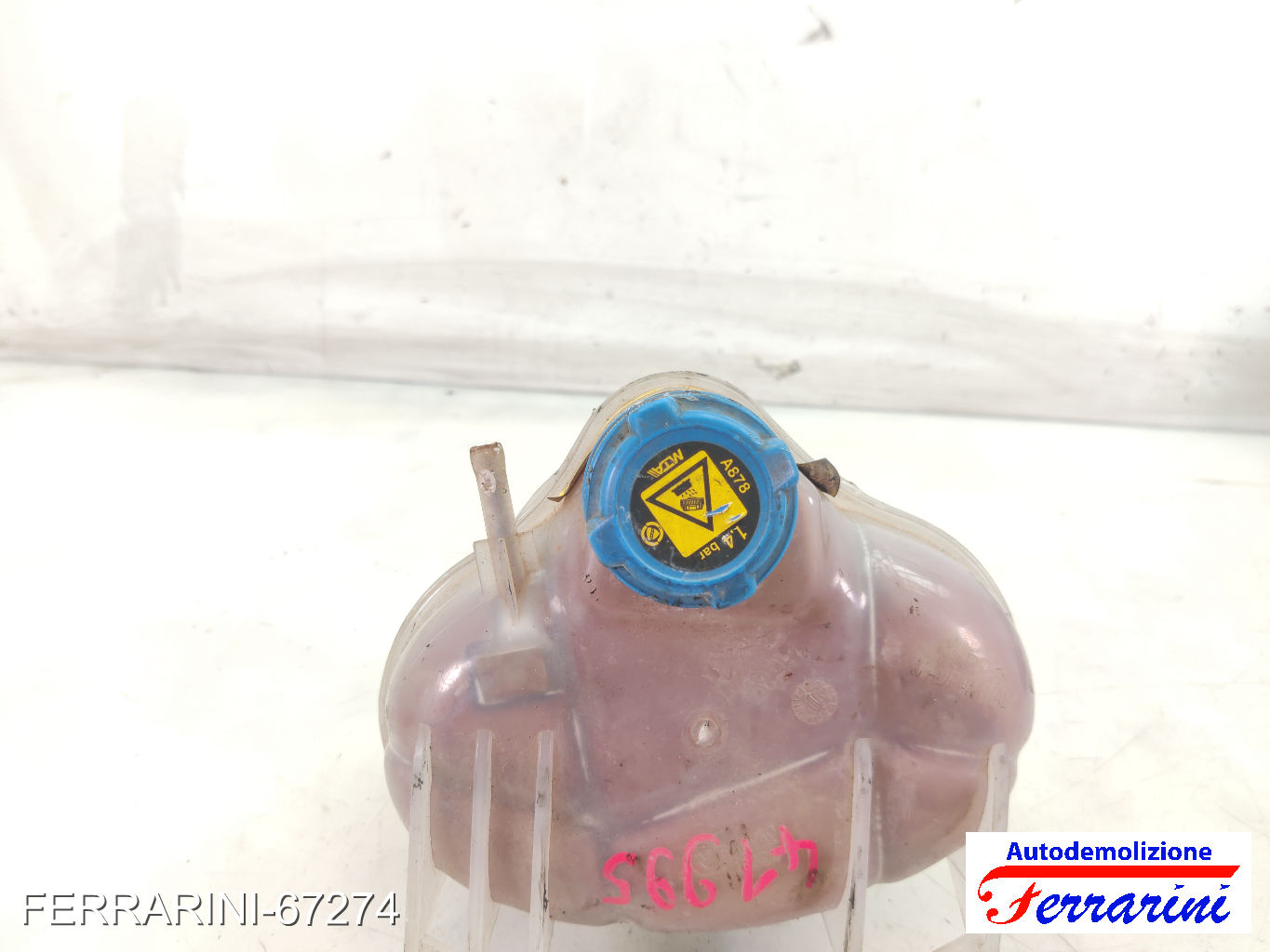 Vaschetta Liquido Motore ALFA ROMEO MITO 955 1.4 2008-2013 51793991, 55700618 7