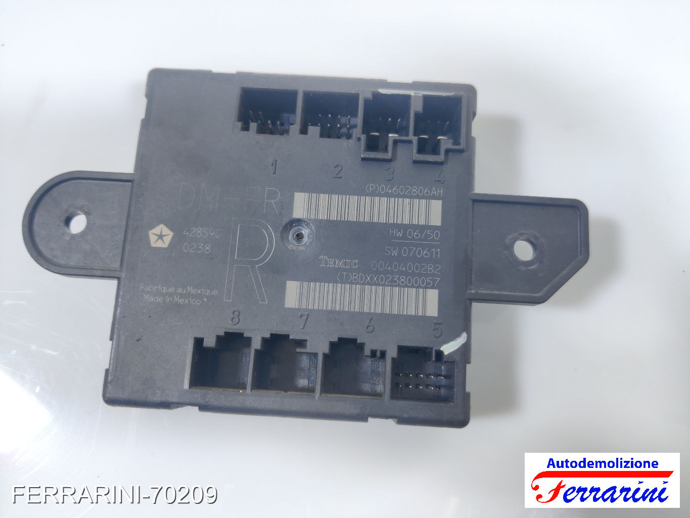 Centralina Porta Sportello CHRYSLER GRAND VOYAGER 5 RT 2007-2023 destra, dx