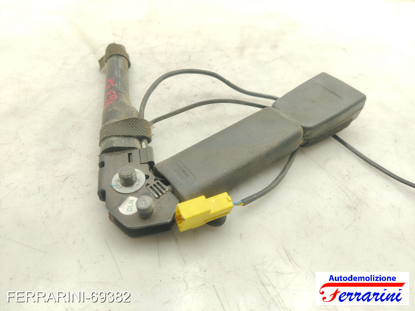 Aggancio Cintura Di Sicurezza OPEL MERIVA B S10 2010-2014 sinistro, sx, frontale 6