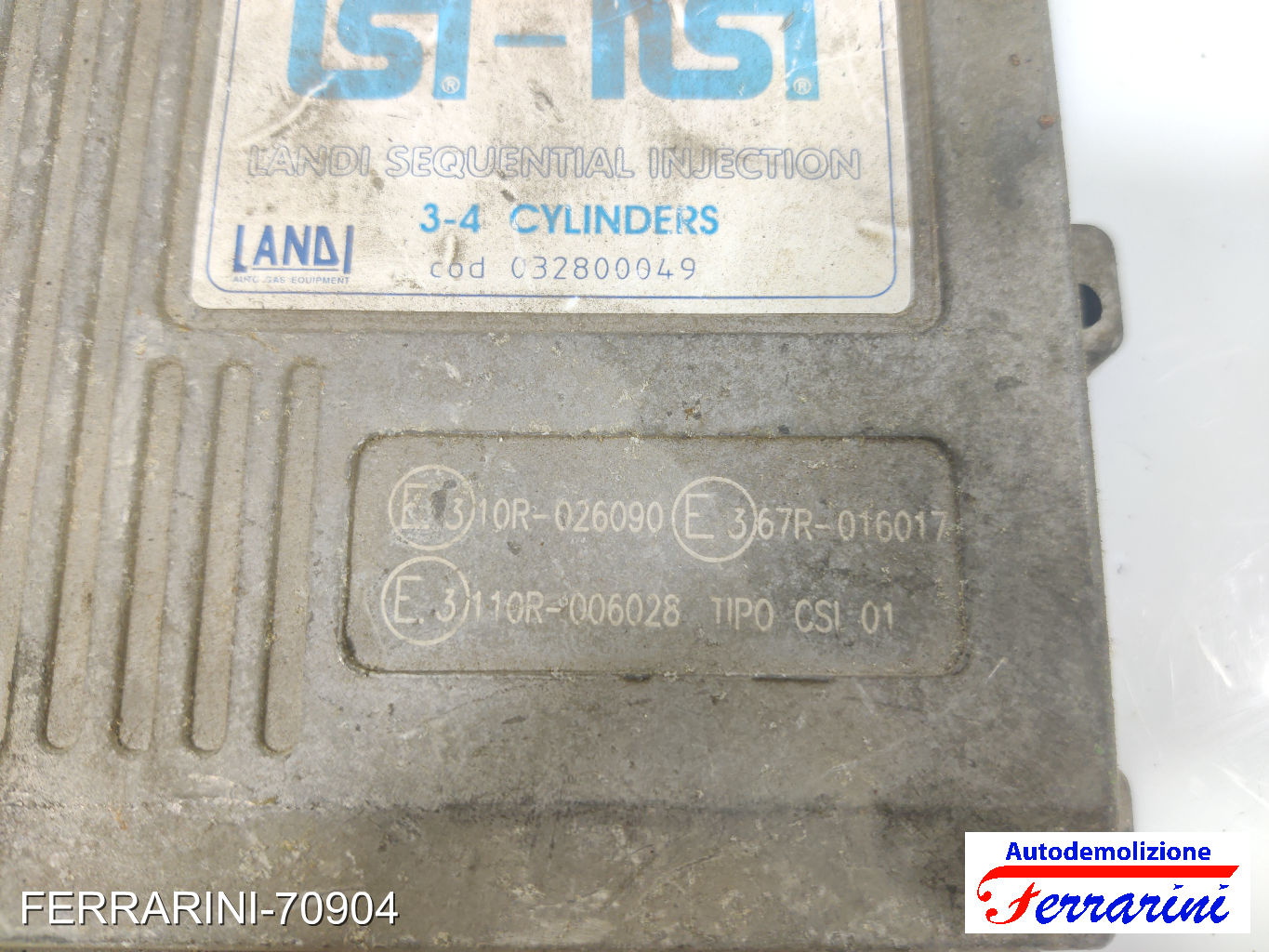 Centralina Gpl FIAT PANDA 169 1.1 2003-2012 032800049, TIPOCSI01, LSINSI 9