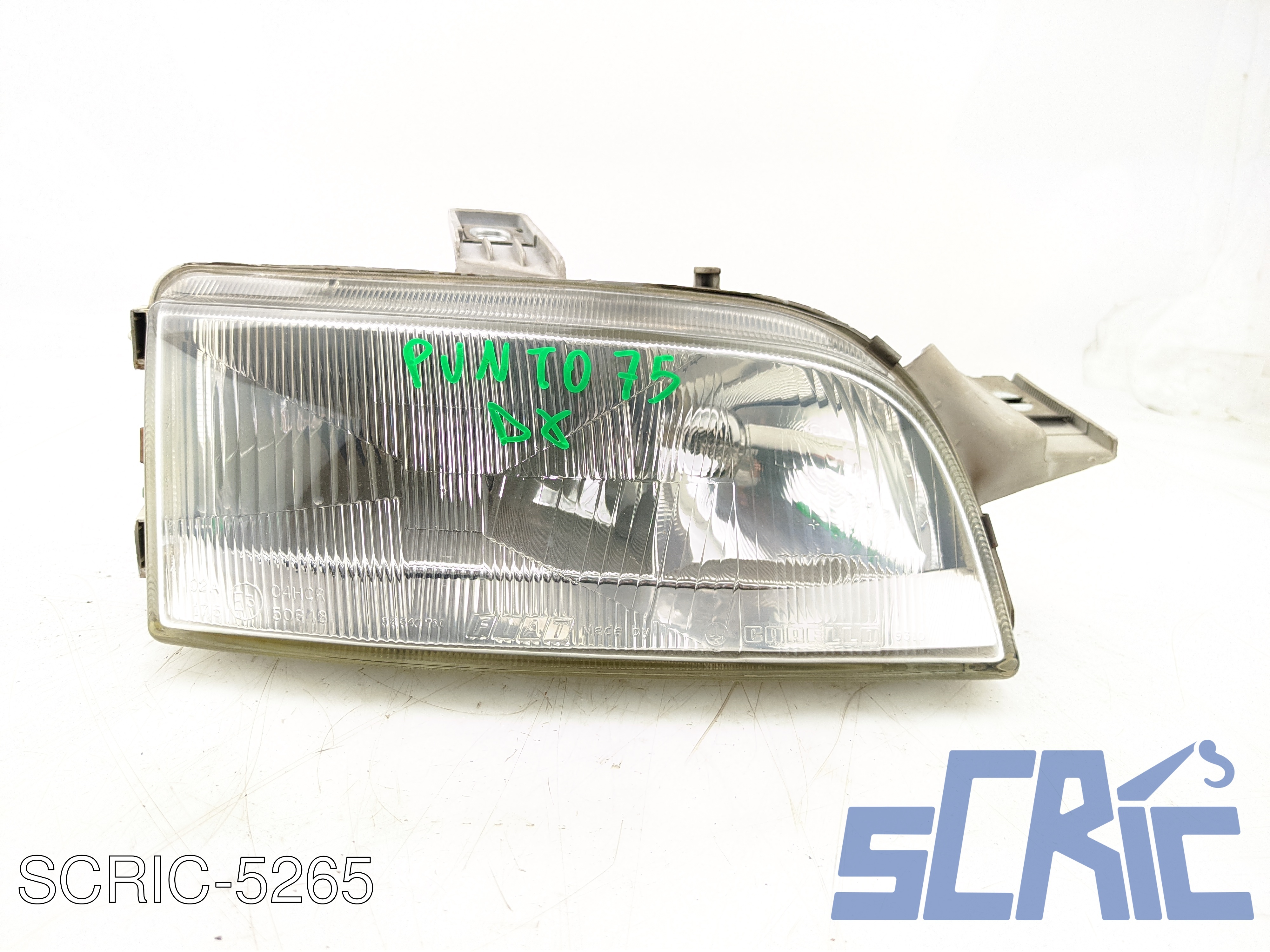 doppia parabola Faro Anteriore FIAT PUNTO 176 1993-1999 destro, dx 46433209
