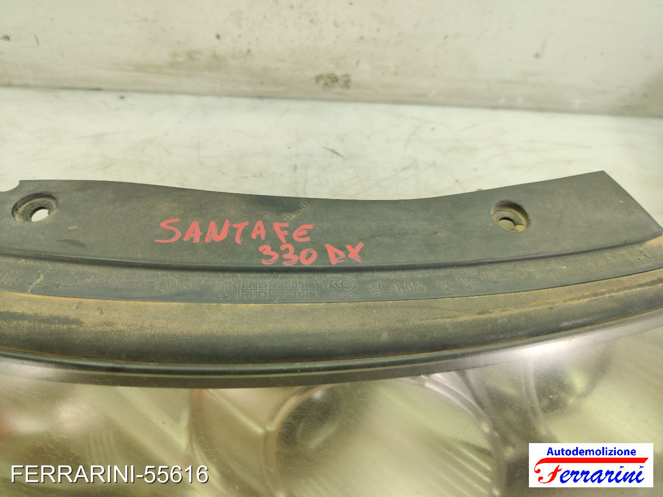 Faro Anteriore HYUNDAI SANTA FE 2 CM 2010-2012 destro, dx 122101