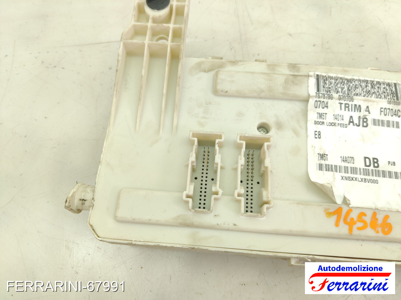 Body Computer FORD C-MAX DM2 1.6 TDCI 2007-2010 7M5T14A073CC, 97RA000001 6
