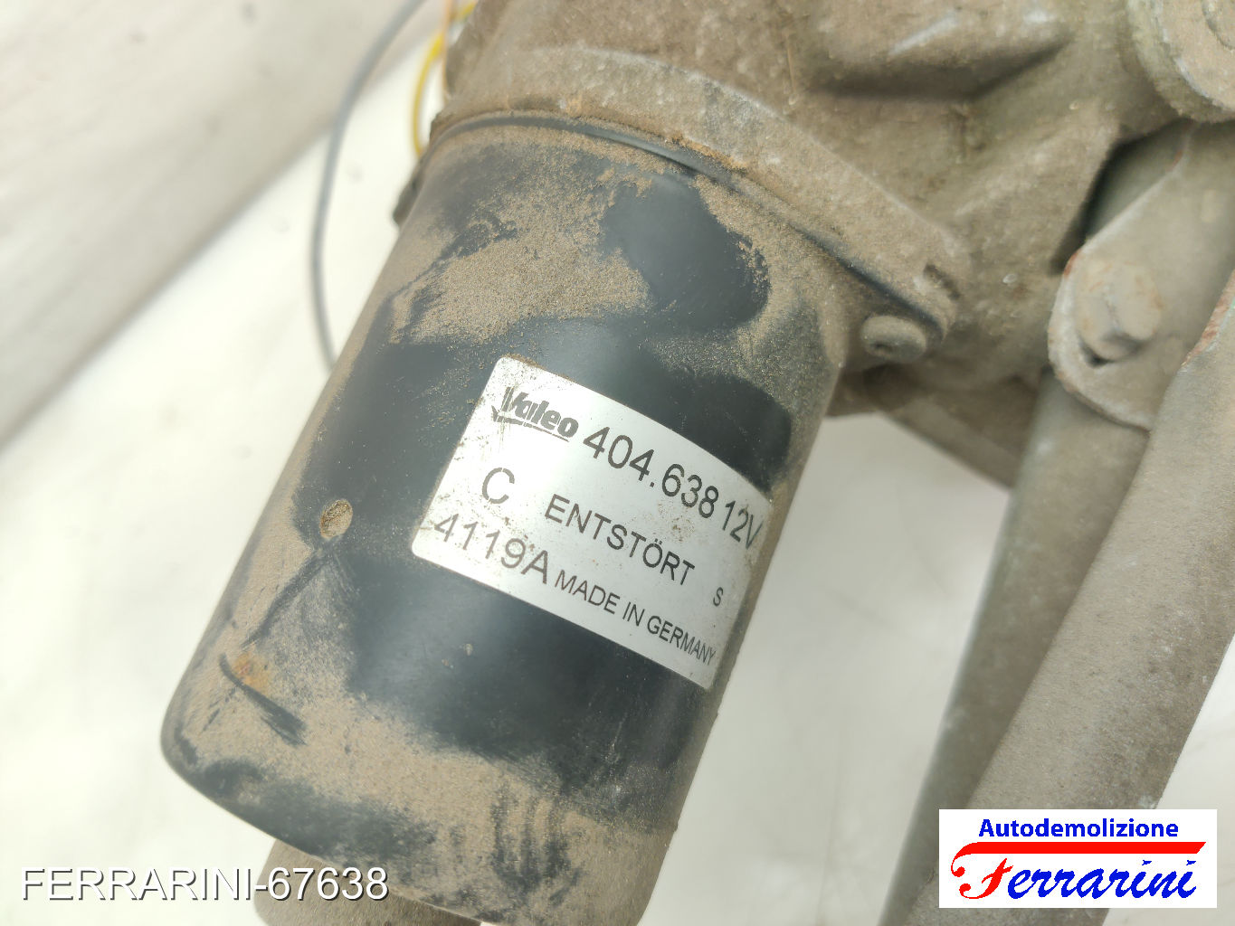 Spazzacqua Motorino Tergicristallo CITROEN C4 LC 2004-2011 anteriore, frontale
