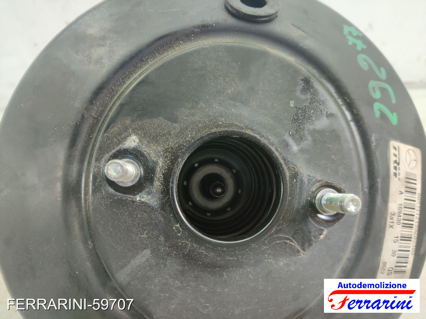 Servofreno MERCEDES CLASSE A W169 A 180 2009-2012 A1694301130, A1694300230 7