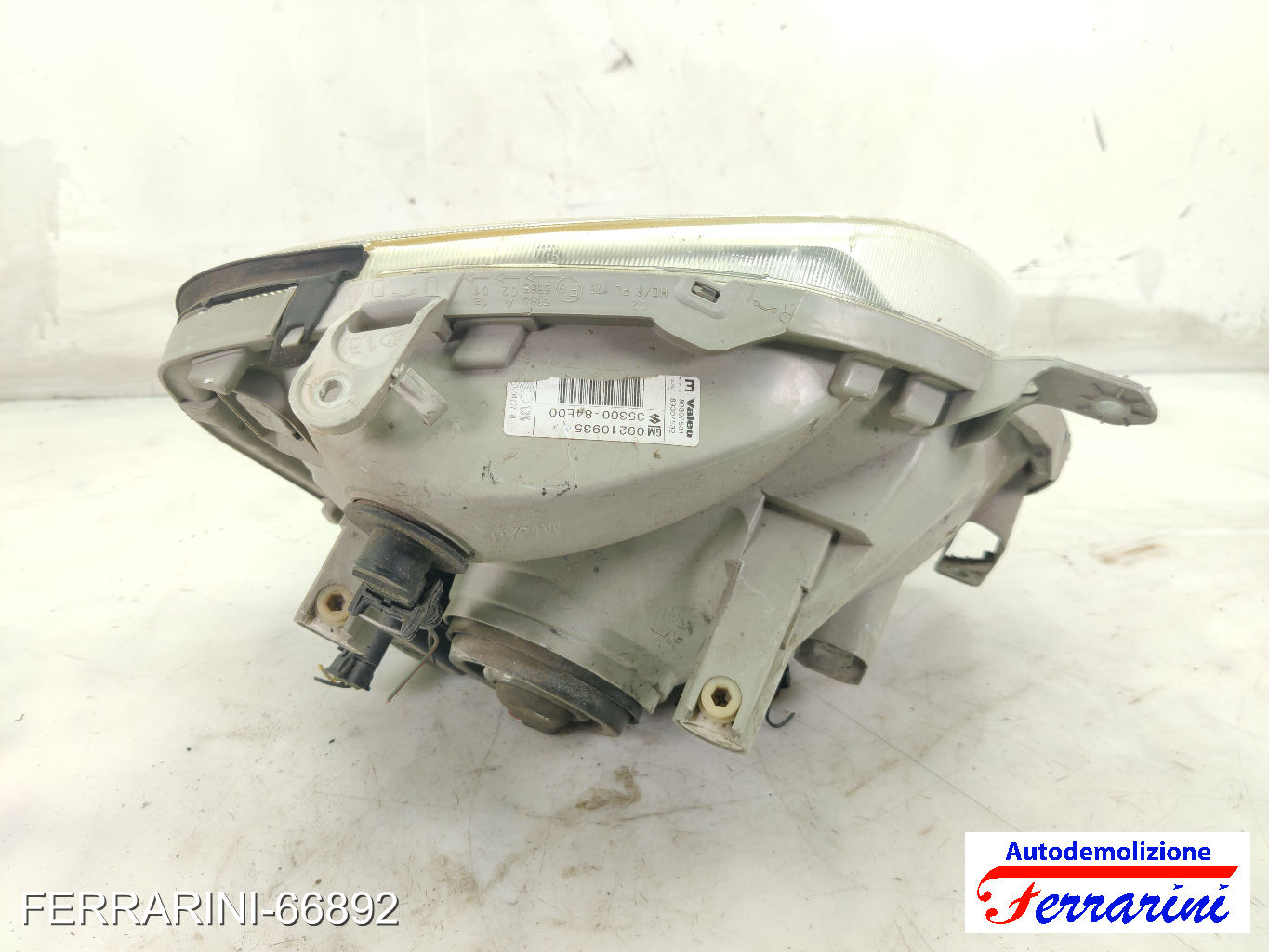 Faro Anteriore OPEL AGILA A H00 2003-2007 sinistro, sx 09210935, 93179345 13