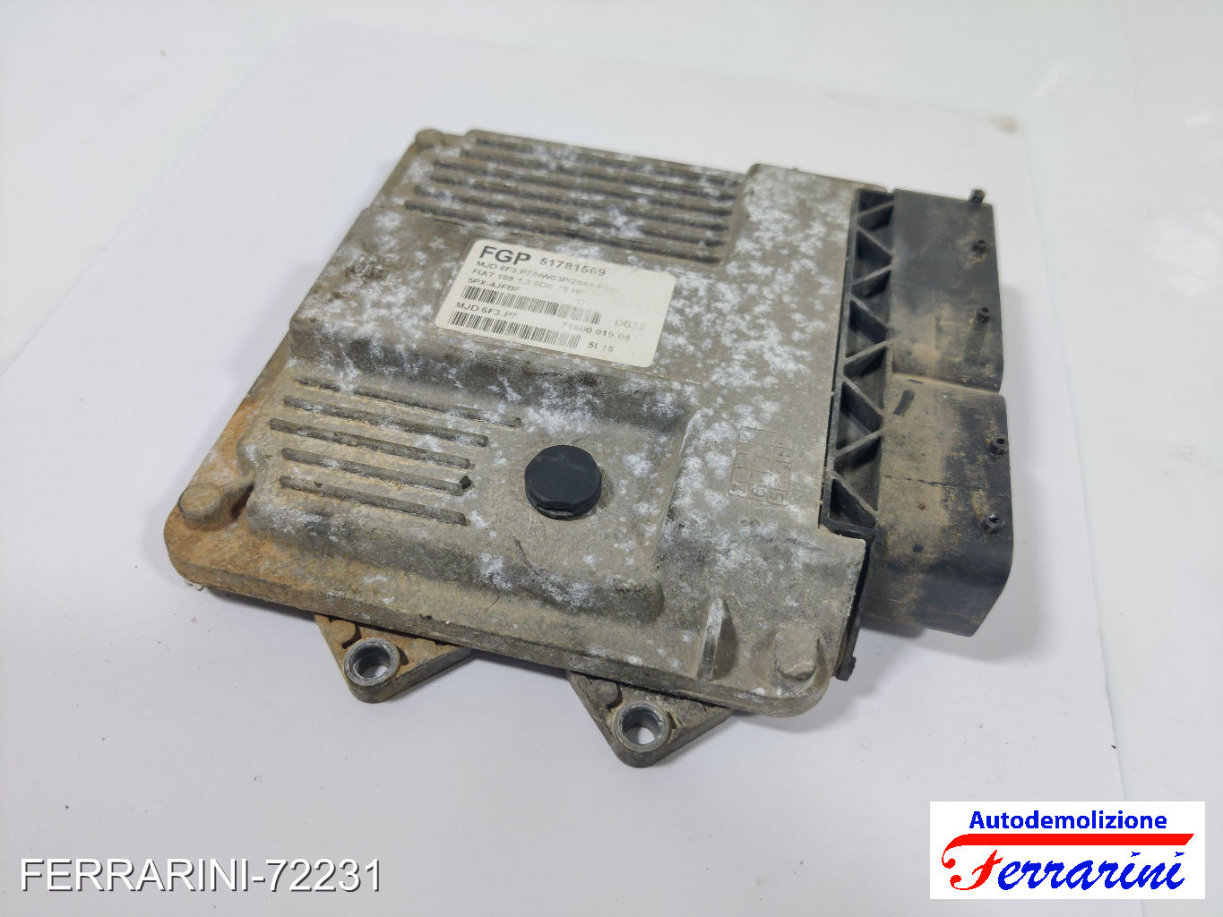 Centralina Motore FIAT GRANDE PUNTO 199 1.3 D MULTIJET 2005-2013 51781569