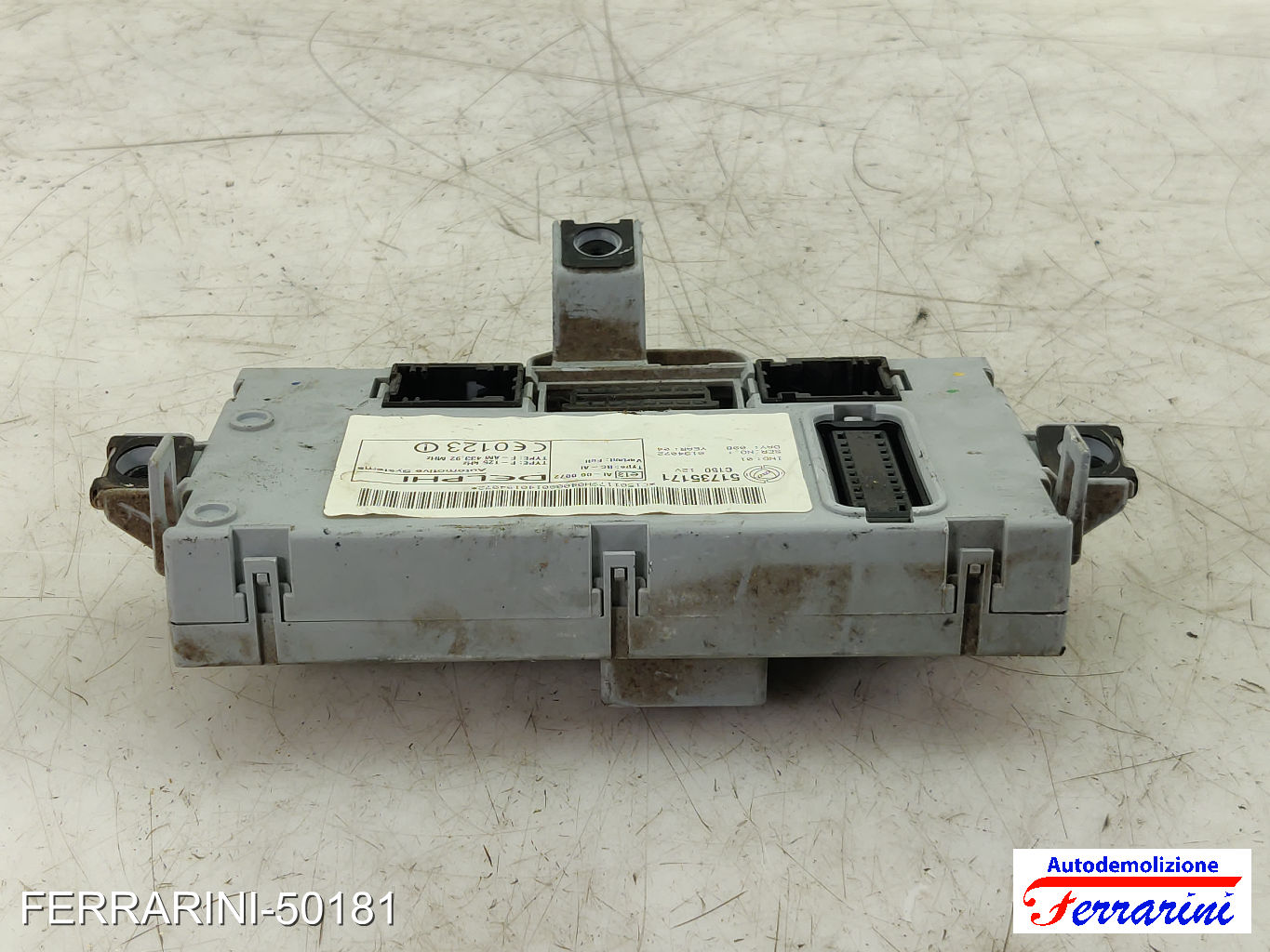 Body Computer FIAT PUNTO 188 1.2 60 1999-2010 51735171
